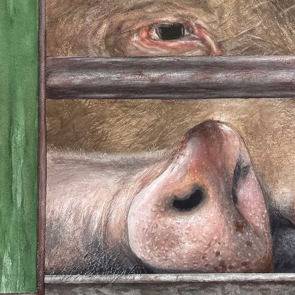 Last Trip 1, 2026, Aquarell, 118 x 107 cm